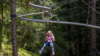 Fly-Line por el bosque